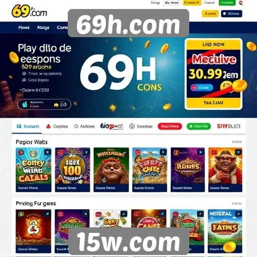 Explorando a interface do usuário no 69h.com
